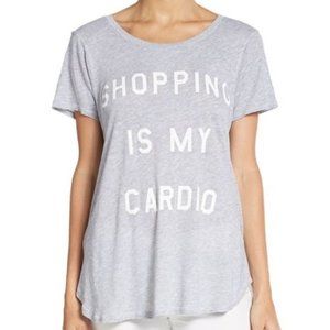 Wildfox Shopping Is My Cardio Cobain Shirt Top Tee
